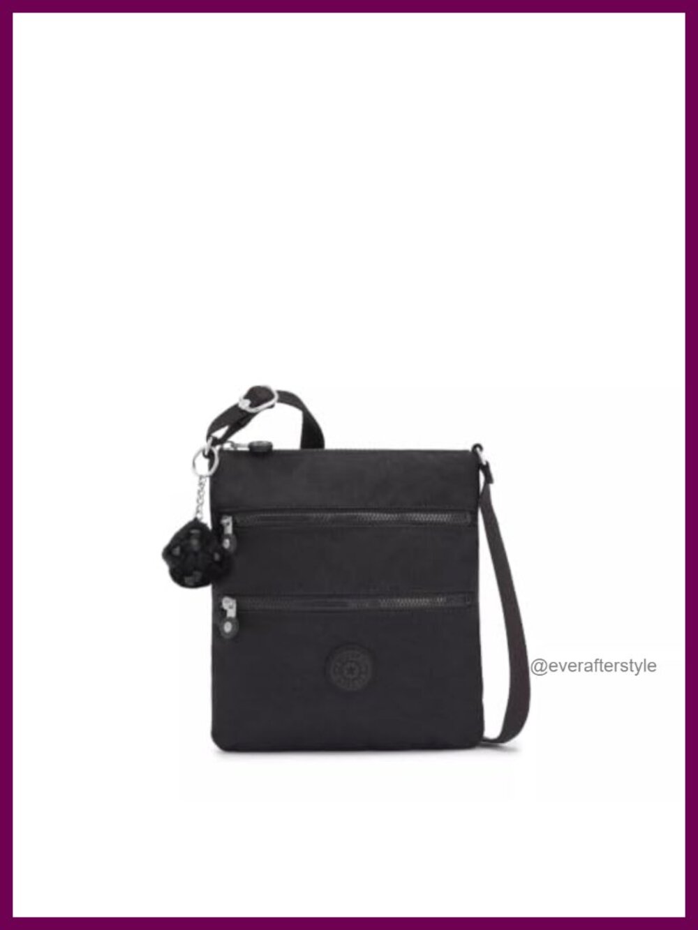 Kipling Keiko Mini Crossbody Bag Lightweight Adjustable Strap Crinkled Nylon